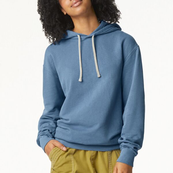COMFORT COLORS® LIGHTWEIGHT FLEECE HOODED SWEATSHIRT Thumbnail