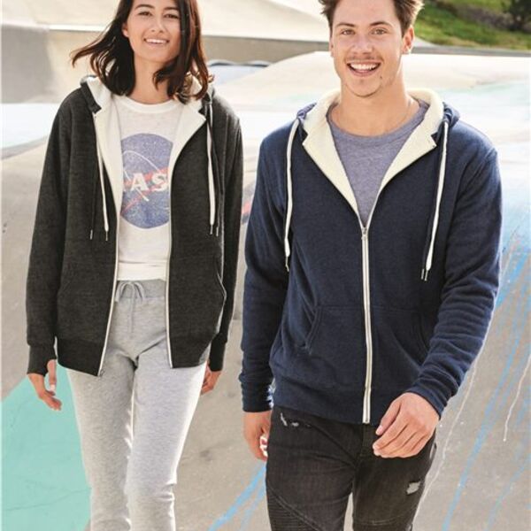 Independent Trading Co. - Unisex Sherpa-Lined Hooded Sweatshirt Thumbnail