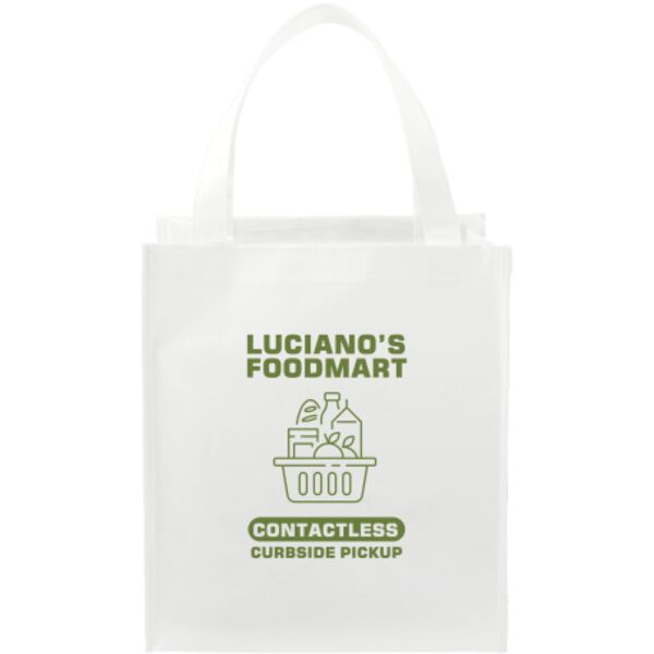 Double Laminated Wipeable Grocery Tote Thumbnail