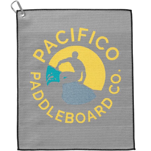 1.8lb./doz Waffle Weave Golf Towel Thumbnail