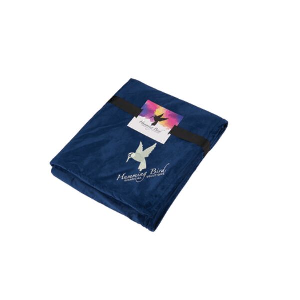 Sherpa Home Throw with Full Color Card and Band Thumbnail