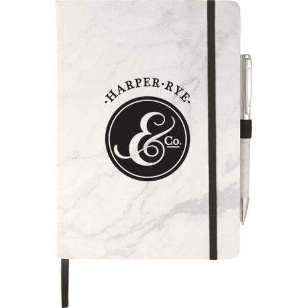 5.5" x 8" Marble Hard Bound JournalBook® Thumbnail