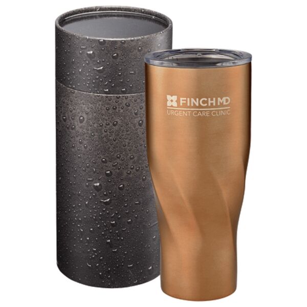 Mega Hugo Copper Tumbler 30oz With Cylindrical Box Thumbnail